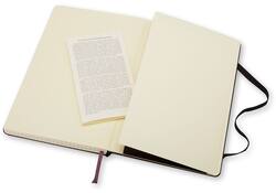 Notitieboek Moleskine large 130x210mm ruit 5x5 hard cover zwart