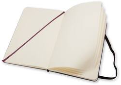 Notitieboek Moleskine large 130x210mm blanco hard cover zwart
