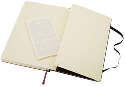 Notitieboek Moleskine pocket 90x140mm blanco hard cover zwart