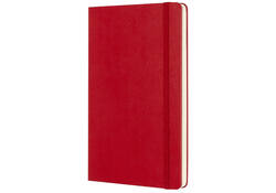 Notitieboek Moleskine large 130x210mm blanco hard cover rood