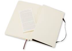 Notitieboek Moleskine XL 190x250mm lijn soft cover zwart