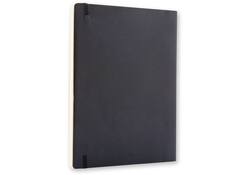 Notitieboek Moleskine XL 190x250mm blanco soft cover zwart