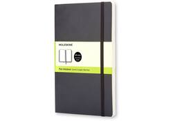 Notitieboek Moleskine large 130x210mm blanco soft cover zwart