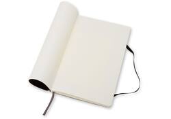 Notitieboek Moleskine pocket 90x140mm blanco soft cover zwart