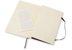 Notitieboek Moleskine pocket 90x140mm blanco soft cover zwart