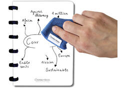 Notitieboek Correctbook A6 blanco 40blz ink black