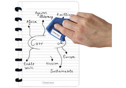 Notitieboek Correctbook A5 lijn 40blz petunia purple