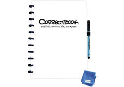 Notitieboek Correctbook A4 blanco 40blz inspirational white