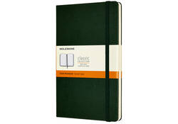 Notitieboek Moleskine large 130x210mm lijn hard cover myrtle green
