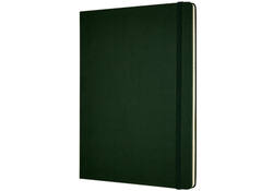 Notitieboek Moleskine XL 190x250mm lijn hard cover myrtle green