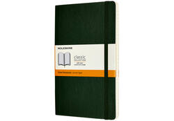 Notitieboek Moleskine large 130x210mm lijn soft cover myrtle green