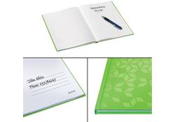 Notitieboek Leitz WOW A5 160blz 90gr lijn groen