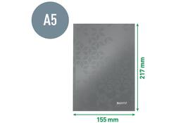 Notitieboek Leitz WOW A5 lijn zwart