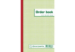Orderboek Exacompta 210x135mm 50x3vel lijn