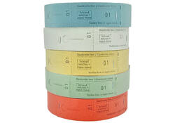Garderobebonnen Combicraft nummering 2x 1 t/m 500 groen