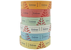 Entreebewijs Combicraft nummering 1-1000 blauw