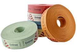 Entreebewijs Combicraft nummering 1-1000 blauw