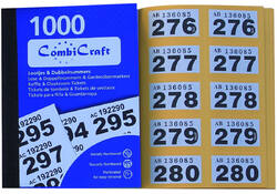 Nummerblok 1-1000 assorti