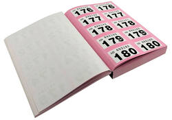 Nummerblok 1-1000 assorti