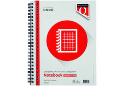 Collegeblok Quantore A4 ruit 10mm 23-gaats100vel 70gr
