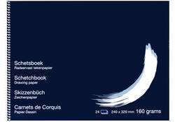 Schetsboek Papyrus 240x320mm 160gr 24vel