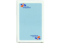 Speelkaarten bridgebond blauw