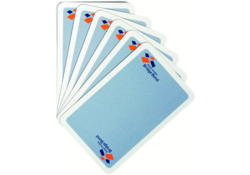 Speelkaarten bridgebond blauw