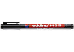 Viltstift edding 143 schuin 1-3mm zwart