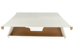 Brievenbusbox IEZZY A4 360x255x27mm karton wit