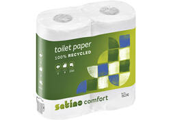 Toiletpapier Satino Comfort MT1 2-laags 200vel wit 062240