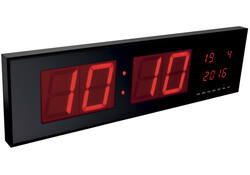 Wandklok Perel met LED display