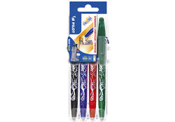 Rollerpen PILOT friXion medium basis assorti Set2Go à 4 stuks