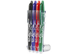 Rollerpen PILOT friXion medium basis assorti Set2Go à 4 stuks