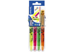 Markeerstift Pilot friXion assorti Set2Go à 4 stuks