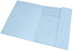 Elastomap Oxford Top File+ A4 3 kleppen 390gr pastel blauw