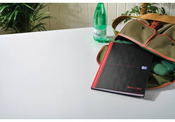 Notitieboek Oxford Black n' Red A4 96vel blanco