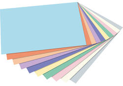 Fotokarton Folia 2-zijdig 50x70cm pastel assorti
