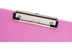 Klembord MAUL A4 staand transparant PS neon roze