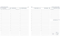 Agenda 2027 Ryam Carré Mundior 7dagen/2pagina's zwart