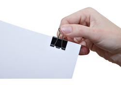 Papierklem MAUL 215 foldback 32mm capaciteit 13mm zwart