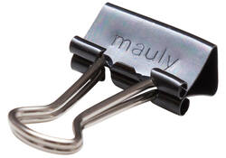 Papierklem MAUL 215 foldback 13mm capaciteit 4mm zwart