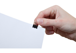 Papierklem MAUL 215 foldback 13mm capaciteit 4mm zwart