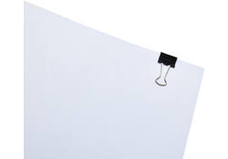 Papierklem MAUL 215 foldback 13mm capaciteit 4mm zwart