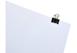 Papierklem MAUL 215 foldback 16mm capaciteit 5mm zwart 12 stuks