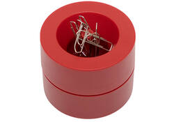 Papercliphouder MAUL Pro Ø73mmx60mm rood