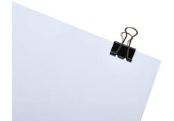 Papierklem MAUL 215 foldback 19mm capaciteit 7mm zwart