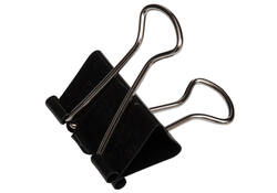 Papierklem MAUL 215 foldback 19mm capaciteit 7mm zwart