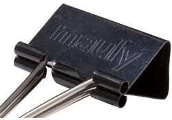 Papierklem MAUL 215 foldback 32mm capaciteit 13mm zwart
