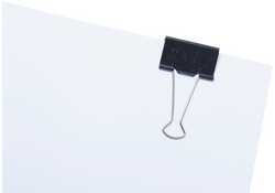 Papierklem MAUL 215 foldback 41mm capaciteit 19mm zwart