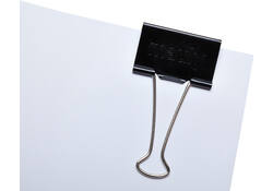 Papierklem MAUL 215 foldback 51mm capaciteit 25mm zwart
